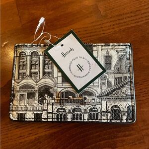 Harrods Black and White Pouch